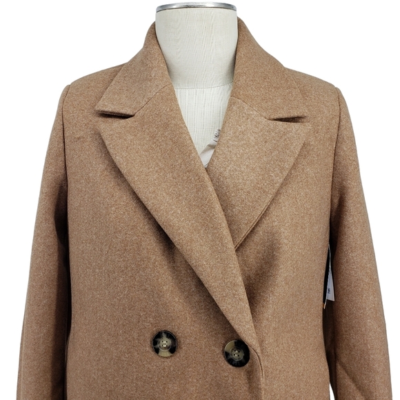 DKNY Womens Size Medium Double Breasted Trench Coat NWT - Picture 4 of 15